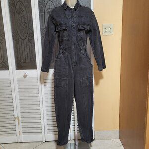 UNIVERSAL THREAD Ladies Black Denim Jumpsuit
